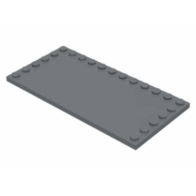 dark bluish gray tile modified 6 x 12 with studs on edges
