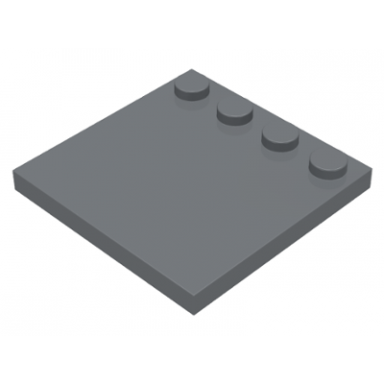 dark bluish gray tile modified 4 x 4 with studs on edge