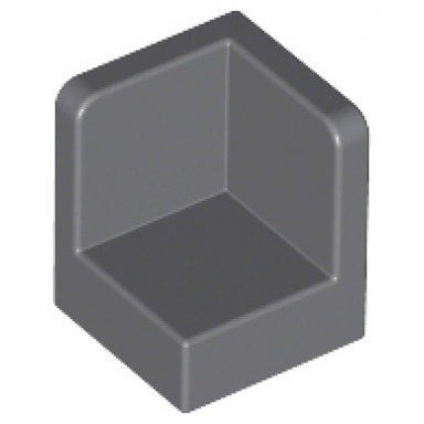 dark bluish gray panel 1 x 1 x 1 corner