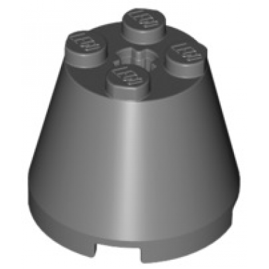 dark bluish gray cone 3 x 3 x 2