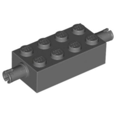 dark bluish gray brick modified 2 x 4 with pins