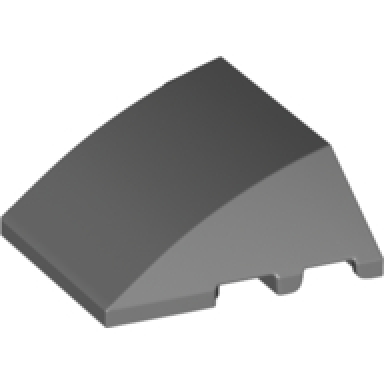 dark bluish gray wedge 4 x 3 triple curved no studs