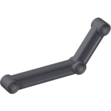 dark bluish gray technic link 1 x 9 bent 6 - 4