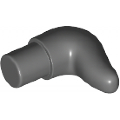 dark bluish gray cattle horn short