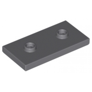 dark bluish gray plate modified 2 x 4 with 2 studs double jumper