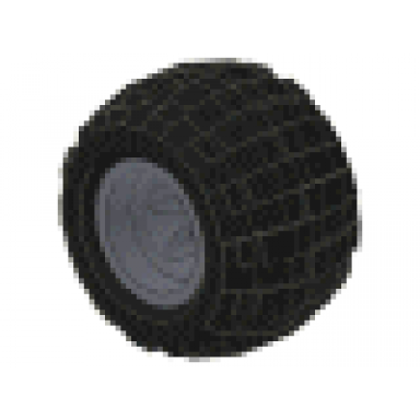 dark bluish gray wheel 43.2 x 28 balloon small with black tire 43.2 x 28 s balloon small 6580 6579