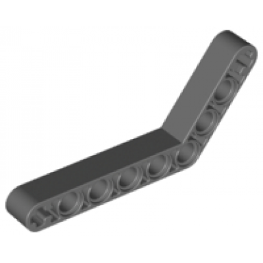 dark bluish gray technic liftarm modified bent thick 1 x 9 6 - 4