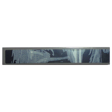 dark bluish gray tile 1 x 6 with dark blue and gray swirl pattern 2 sticker - set 8161