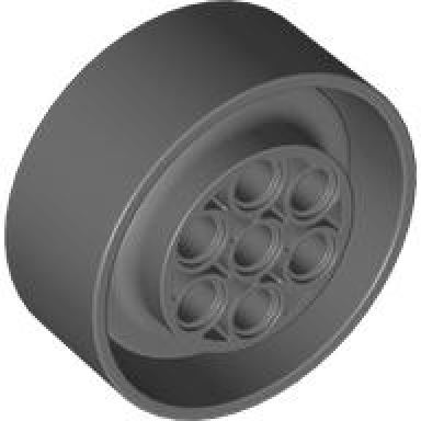 dark bluish gray wheel 41mm d x 15mm technic