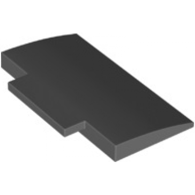 dark bluish gray slope curved 5 x 8 x 2 3
