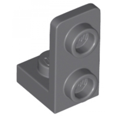 dark bluish gray bracket 1 x 1 - 1 x 2 inverted