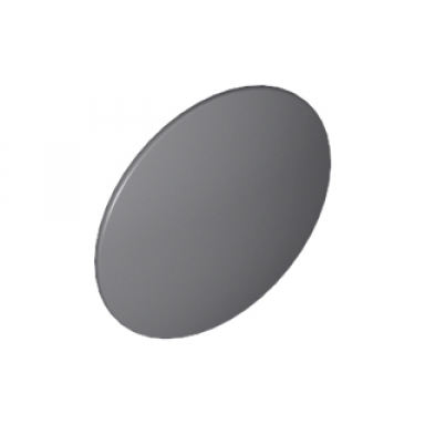 dark bluish gray minifigure shield circular convex face