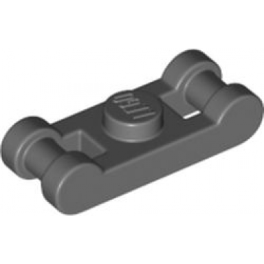 dark bluish gray plate modified 1 x 1 with bar handles on ends