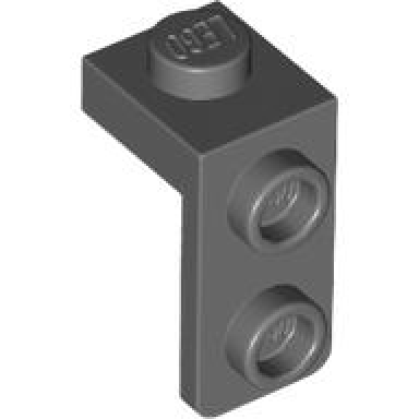 dark bluish gray bracket 1 x 1 - 1 x 2