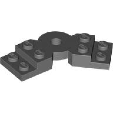 dark bluish gray plate modified 2 x 6 x 2 3 bent