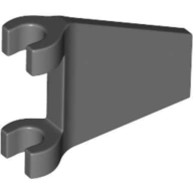 dark bluish gray flag 2 x 2 trapezoid with flared edge