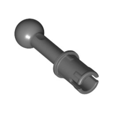 dark bluish gray technic pin with bar and tow ball 3l