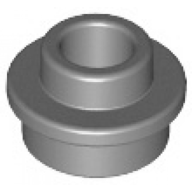 dark bluish gray plate round 1 x 1 with open stud