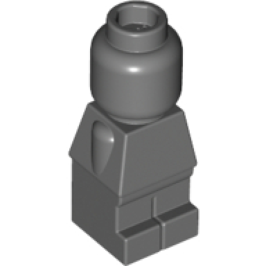 dark bluish gray body microfigure complete