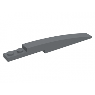 dark bluish gray slope curved 10 x 1