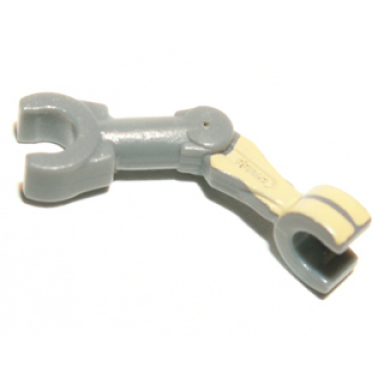 dark bluish gray arm mechanical general grievous with tan pattern on left