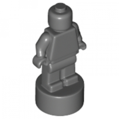 dark bluish gray minifigure utensil statuette trophy