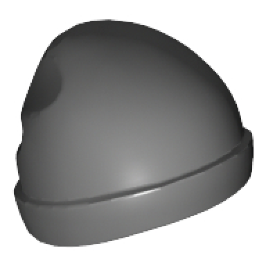 dark bluish gray minifigure headgear cap beanie