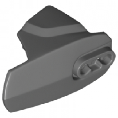 dark bluish gray hero factory armor with ball joint socket - size 5