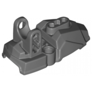 dark bluish gray hero factory foot with ball socket