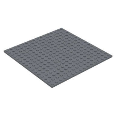 dark bluish gray plate 16 x 16