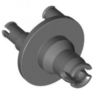 dark bluish gray technic steering wheel hub 3 pins round