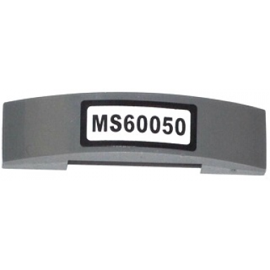 dark bluish gray slope curved 4 x 1 x 2 3 double with ms60050 pattern sticker - set 60050