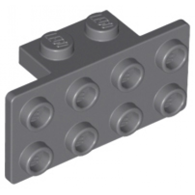 dark bluish gray bracket 1 x 2 - 2 x 4