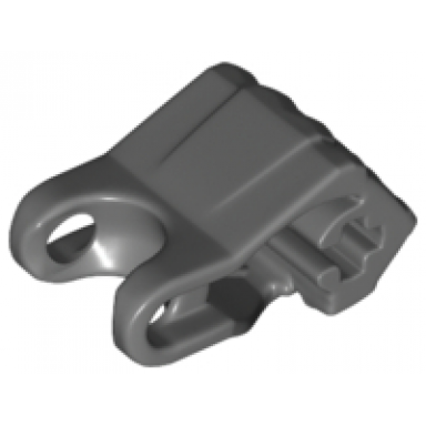 dark bluish gray hero factory fist with axle hole - 4 fingers
