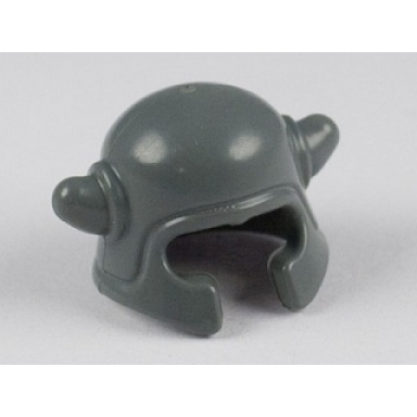 dark bluish gray minifigure headgear helmet microfigure with horns