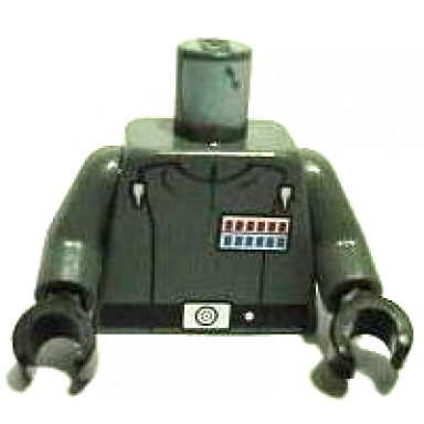 dark bluish gray torso sw imperial officer 4 admiral piett pattern dark bluish gray arms black hands