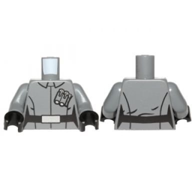 dark bluish gray torso sw first order officer female pattern dark bluish gray arms black hands