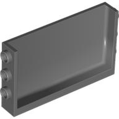 dark bluish gray panel 1 x 6 x 3 with studs on sides