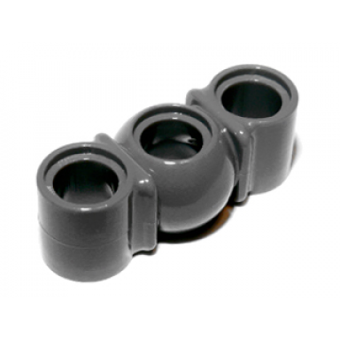dark bluish gray technic liftarm modified ball joint middle 1 x 3