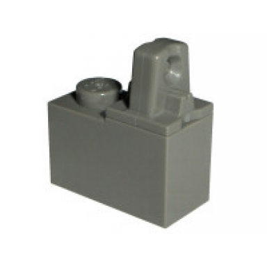 dark bluish gray hinge brick 1 x 2 locking with 1 finger top