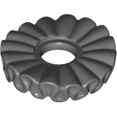 dark bluish gray minifigure neck ruff
