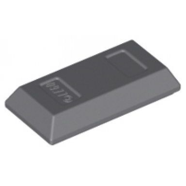 dark bluish gray minifigure utensil ingot bar
