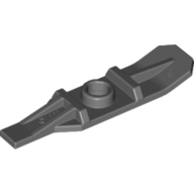 dark bluish gray minifigure utensil ski without hinge