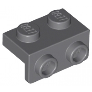 dark bluish gray bracket 1 x 2 - 1 x 2