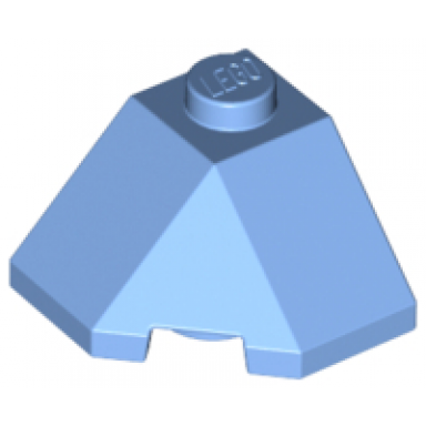 medium blue wedge 2 x 2 slope 45 corner