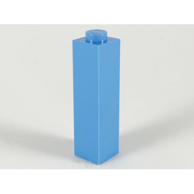 medium blue brick 1 x 1 x 3