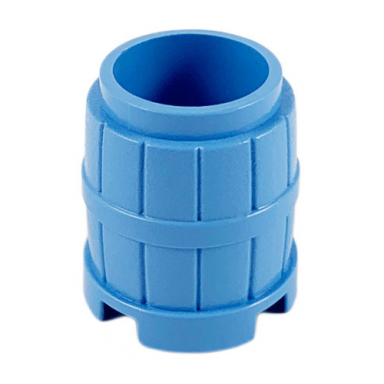 medium blue container barrel 2 x 2 x 2