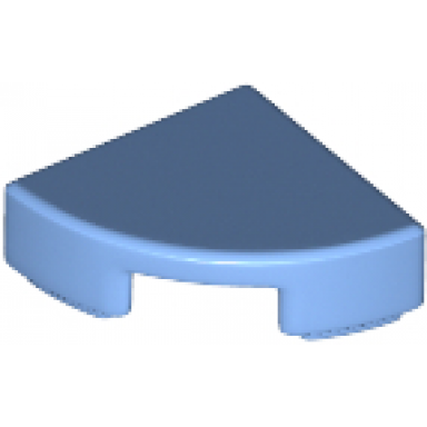 medium blue tile round 1 x 1 quarter