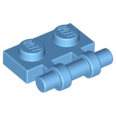 medium blue plate modified 1 x 2 with bar handle on side - free ends