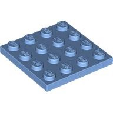 medium blue plate 4 x 4